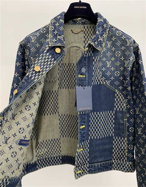 louis vuitton checkered jeans|jacket louis vuitton original.